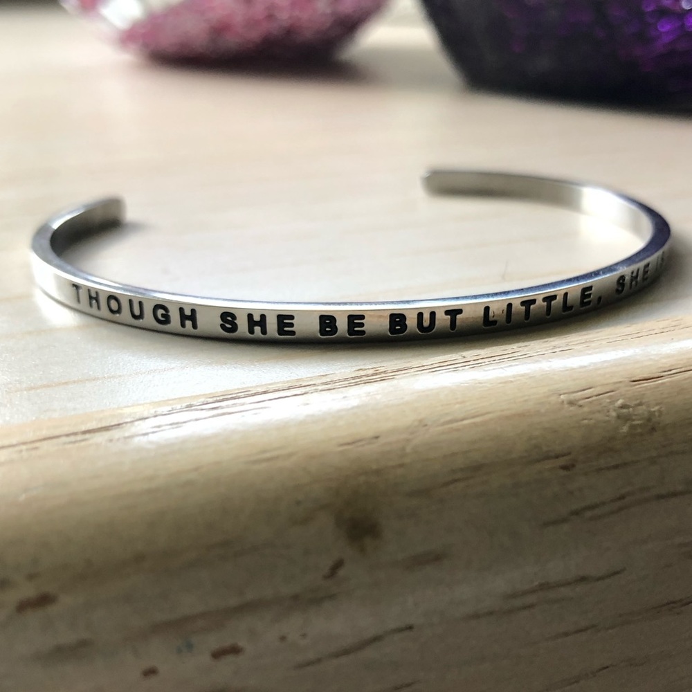 Mantraband though she be but little, she is fierce